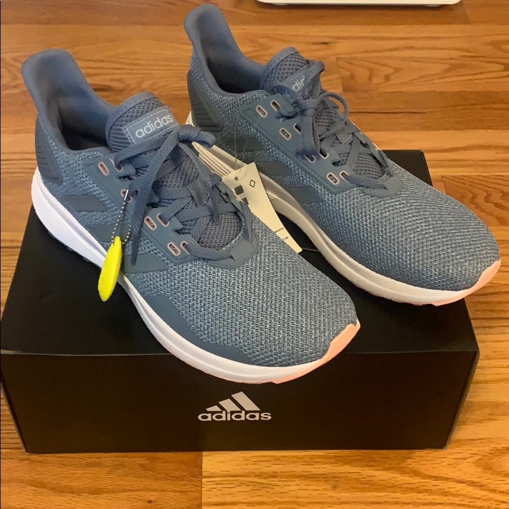 NWT Adidas Blue/Pink Duramo 9 Sneakers